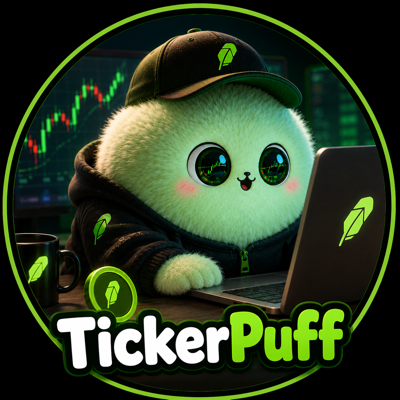 TickerPuff token mascot